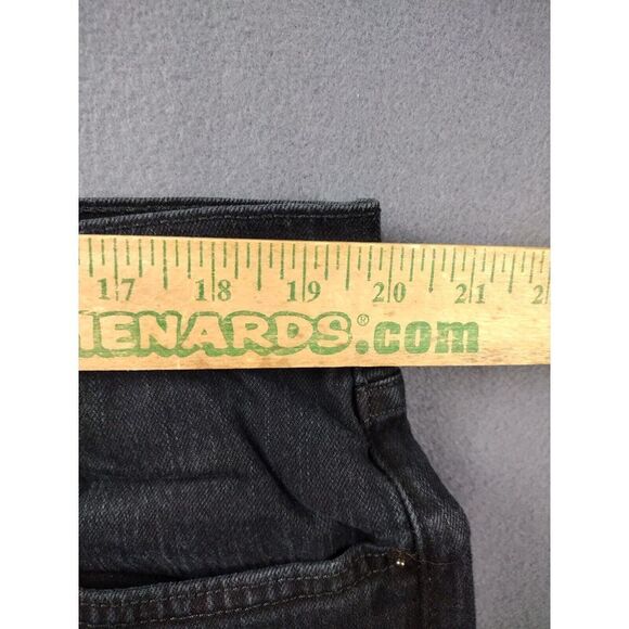 Levi Strauss Mens Jeans Black 40x30 99% Cotton 1% Elastane Dark - Picture 2 of 8